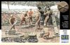 Picture of 1/35 “US Artillery Crew” - 6 figures representing US gun crew, WW II era. - Master Box 3577
