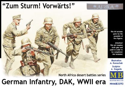 Picture of Germany Infantry, DAK, WWII, North Africa desert battles series, Kit N 3 