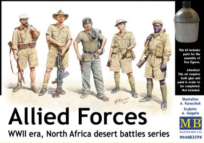 Picture of Allied Forces, WW II era, North Africa desert battles series 