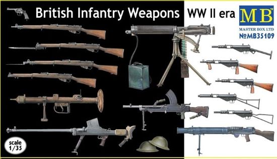 Picture of 1/35 British Infantry Weapons, WW II era  - Master Box 35109