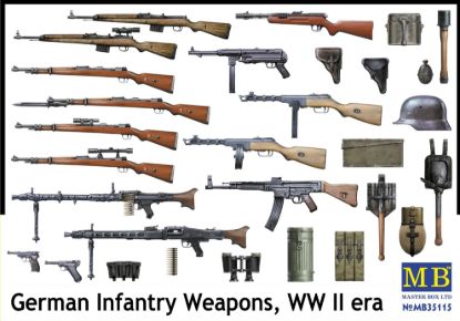 Picture of 1/35 German Infantry Weapons, WW II era  - Master Box 35115