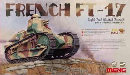 Picture of 1/35 FRENCH FT-17 LIGHT TANK (RIVETED TURRET) - MENG MODEL TS-011