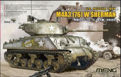Picture of 1/35 U.S. Medium Tank M4A3 (76) W - MENG MODEL TS-043