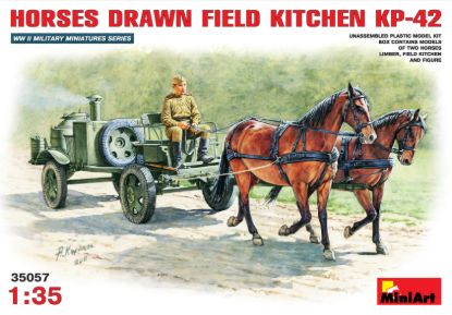 Picture of 1/35 Horses drawn field kitchen KP-42 - MiniArt  35057