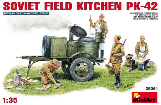 Picture of 1/35 Soviet Field Kitchen KP-42 - MiniArt  35061