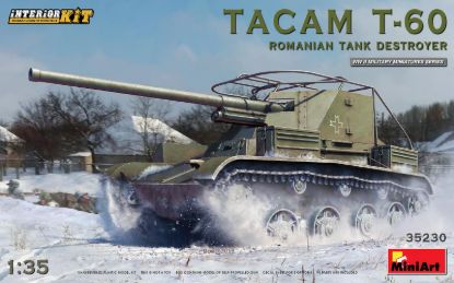 Picture of Tacam T-60 Romanian Tank Destroyer. Interior Kit