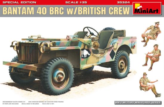 Picture of 1/35 Bantam 40 BRC w/British Crew. Special Edition - MiniArt 35324