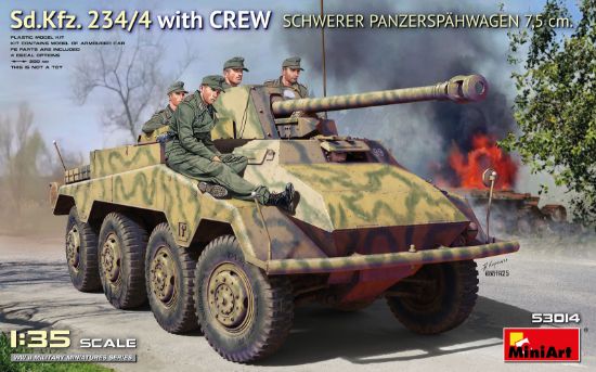 Picture of Sd.Kfz. 234/4 Schwerer Panzerspдhwagen 7,5 cm. w/Crew