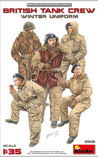 Picture of 1/35 British Tank Crew (Winter Uniform) - MiniArt 35121