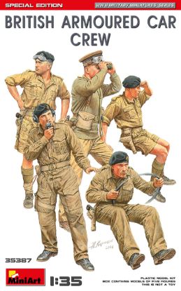 Picture of 1/35 British Armoured Car Crew. Special Edition - MiniArt 35387