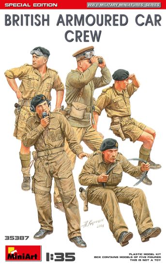 Picture of 1/35 British Armoured Car Crew. Special Edition - MiniArt 35387