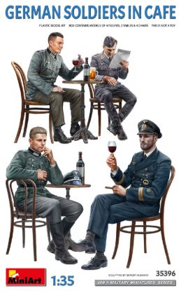 Picture of 1/35 German Soldiers in Cafe - MiniArt 35396