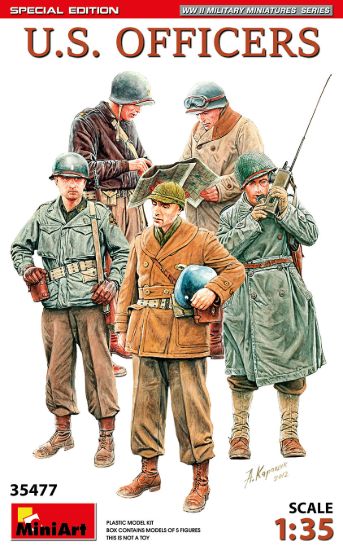 Picture of 1/35 U.S. Officers. Special Edition - MiniArt 35477