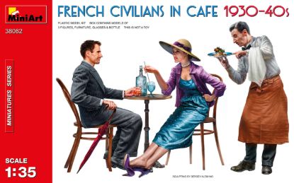 Picture of 1/35 French Civilians in Cafe 1930-40s - MiniArt 38062
