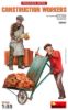 Picture of 1/35 Construction Workers with Accessories - MiniArt 38097