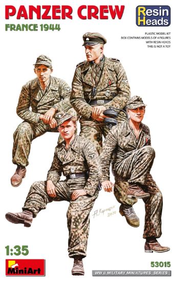 Picture of 1/35 Panzer Crew. France 1944. Resin Heads - MiniArt 53015