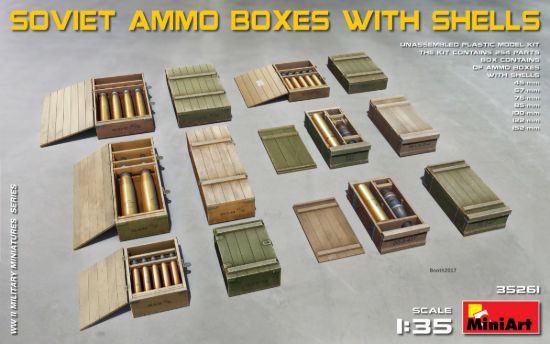 Picture of Soviet Ammo Boxes w/Shells