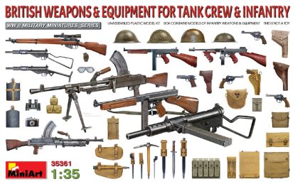 Picture of 1/35 British Weapons & Equipment For Tank Crew & Infantry - MiniArt 35361