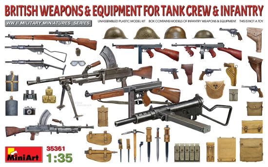 Picture of 1/35 British Weapons & Equipment For Tank Crew & Infantry - MiniArt 35361