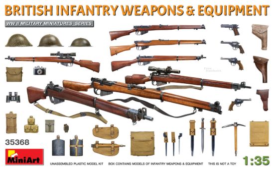 Picture of 1/35 British Infantry Weapons & Equipment - MiniArt 35368