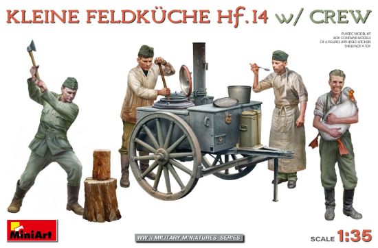 Picture of 1/35 Kleine Feldküche Hf.14 w/Crew - MiniArt 53011