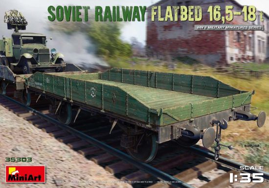 Picture of Soviet Railway Flatbed 16,5-18 t