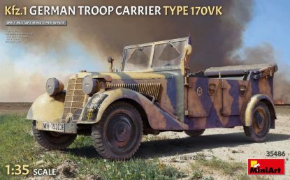 Picture of 1/35 Kfz.1 German Troop Carrier Type 170VK - MiniArt 35486