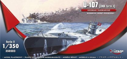 Picture of 1/350 German U-Boot U-107 (IXB turm I) - Mirage 350503