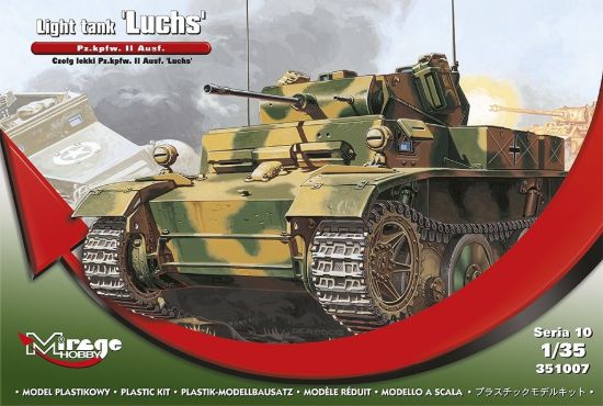Picture of 1/35 PzKpfw II Ausf L 'LUCHS' Light tank - Mirage 351007