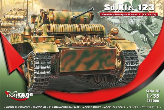 Picture of 1/35 SdKfz.123 Light Reconnaissance Tank - Mirage 351008