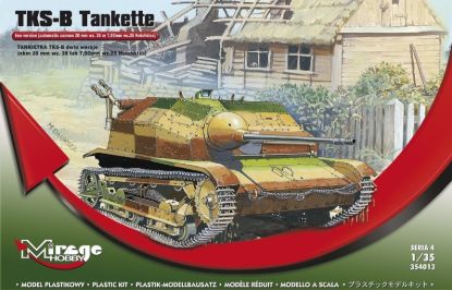 Picture of 1/35 Tankette Tks-B (2 Versions) [Automatic Cannon 20mm Mk.38 Or 7,92mm Mk.25 Hotchkiss] - Mirage 354013