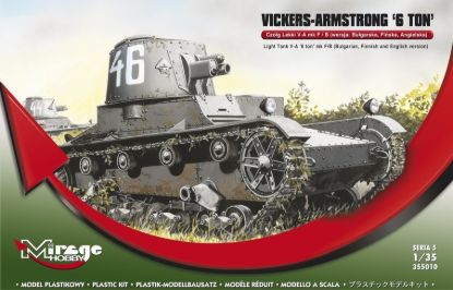 Picture of 1/35 Vickers-Armstrong ‘6 Ton’ Mk F/B  Light Tank  (Bulgarian, Finnish And English Version) - Mirage 355010