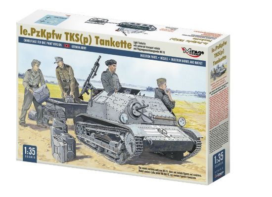 Picture of 1/35 Tankette Tks-Mg15 With Trailer - Mirage 355015
