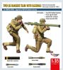 Picture of 1/35 Two US Rangers Team With BazookaWW2 Us Gis With Bazooka M1A1 Rocket Launcher, Normandy 1944  (Part 1)  - Mirage 350002
