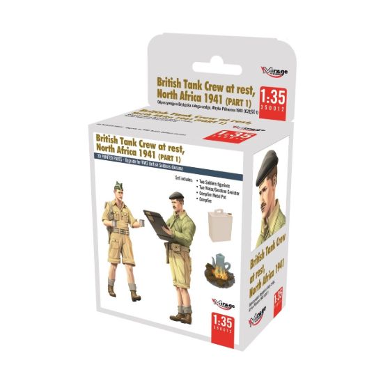 Picture of 1/35 British Tank Crew at Rest, North Africa 1941 (Part I) - Mirage 350012