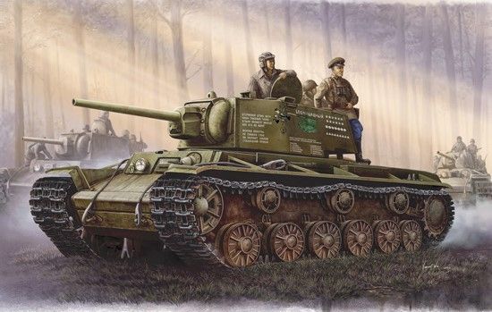 Picture of 1/35 KV-I Model 1942 Simplified Turret Tank - Trumpeter 00358