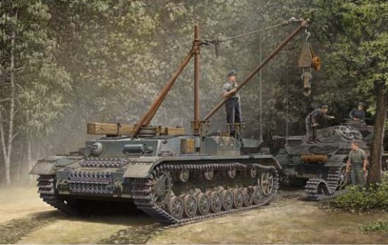 Picture of 1/35 German Bergepanzer IV Recovery Vehicle  - Trumpeter 00389