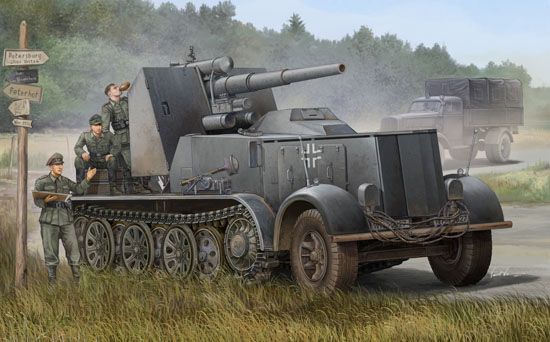 Picture of 1/35 8.8cm Flak 18 Selbstfahrlafette - Trumpeter 01585