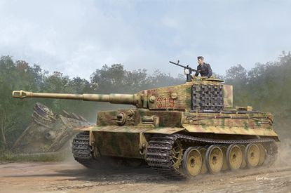 Picture of 1/35 Pz.Kpfw.VI Ausf.E Sd.Kfz.181 Tiger I (Medium Production) w/ Zimmert  - Trumpeter 09539