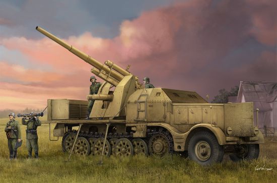 Picture of Schwerer Zugkraftwagen 18 t with 8.8cm Flak
