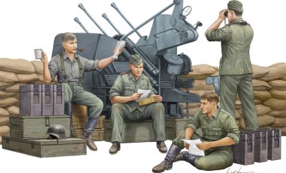 Picture of Germany Anti-Aircraft Gun Crew     