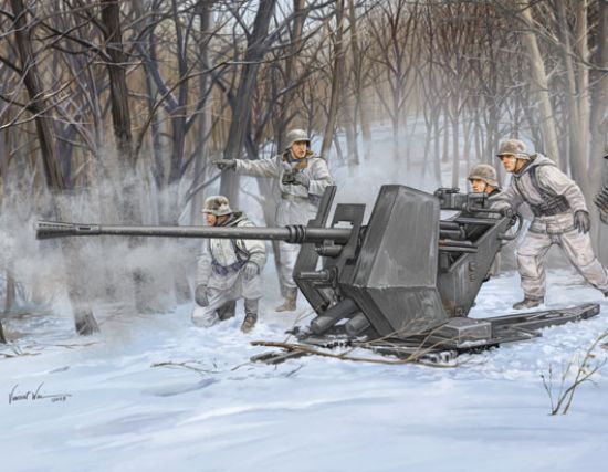 Picture of 1/35 FLAK 37 (German 3.7cm anti-aircraft gun) - Trumpeter 02310