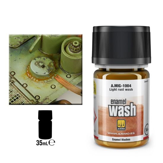 Picture of Light Rust Wash – AMMO A.MIG-1004