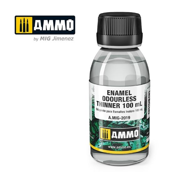 Picture of Enamel Odourless Thinner (100mL) – AMMO A.MIG-2019
