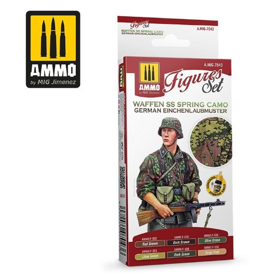 Picture of Waffen SS Spring Camo Figures Set – AMMO A.MIG-7043