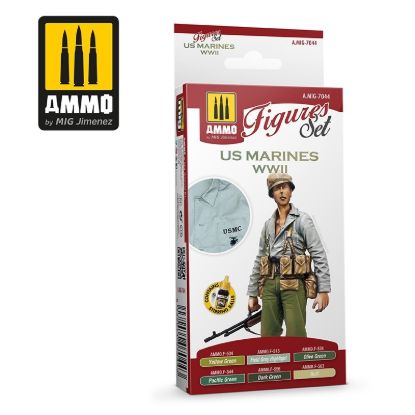 Picture of US Marines WWII Figures Set – AMMO A.MIG-7044