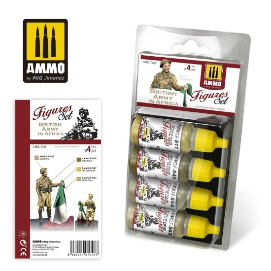 Picture of British Army in Africa Figures Set – AMMO A.MIG-7046