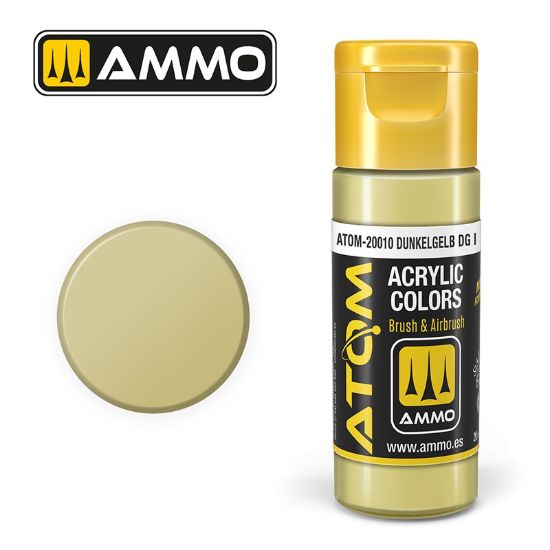 Picture of Color Dunkelgelb DG I Acrylic Lacquer Paint – AMMO ATOM-20010