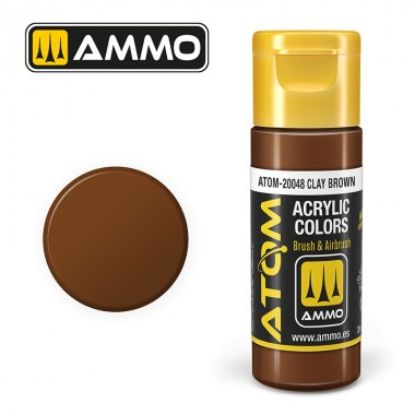 Picture of Color Clay Brown Acrylic Lacquer Paint – AMMO ATOM-20048