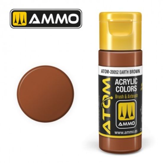 Picture of Color Earth Brown Acrylic Lacquer Paint – AMMO ATOM-20052